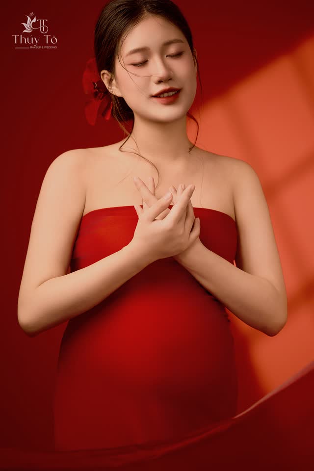 Ảnh bầu số 7 chụp tại Thúy Tô Studio, Vinhomes Ocean Park 2