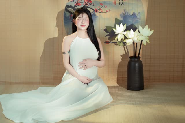 Ảnh bầu số 70 chụp tại Thúy Tô Studio, Vinhomes Ocean Park 2